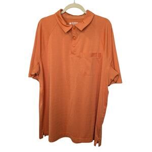Alaskan Hardgear by Duluth Trading Company Orange Mens Polo Shirt Size XL